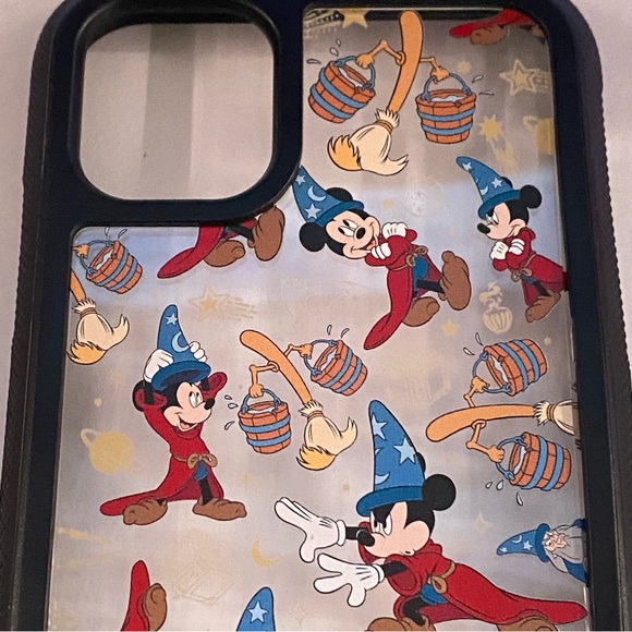 D-Tech sorcerer mickey mouse iphone 11 case disney parks NWOT 3d all over print - Picture 4 of 6